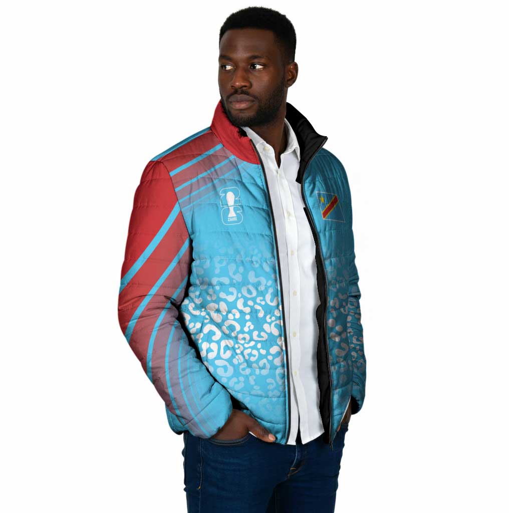 DR Congo WC2026 Custom Guernsey Leopard Inspired Padded Jacket