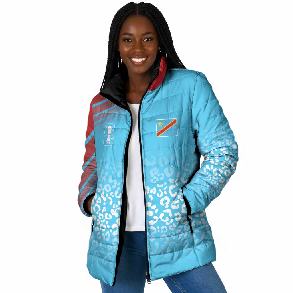 DR Congo WC2026 Custom Guernsey Leopard Inspired Padded Jacket