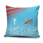DR Congo WC2026 Guernsey Leopard Inspired Pillow Cover