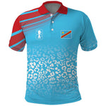 DR Congo WC2026 Custom Guernsey Leopard Inspired Polo Shirt
