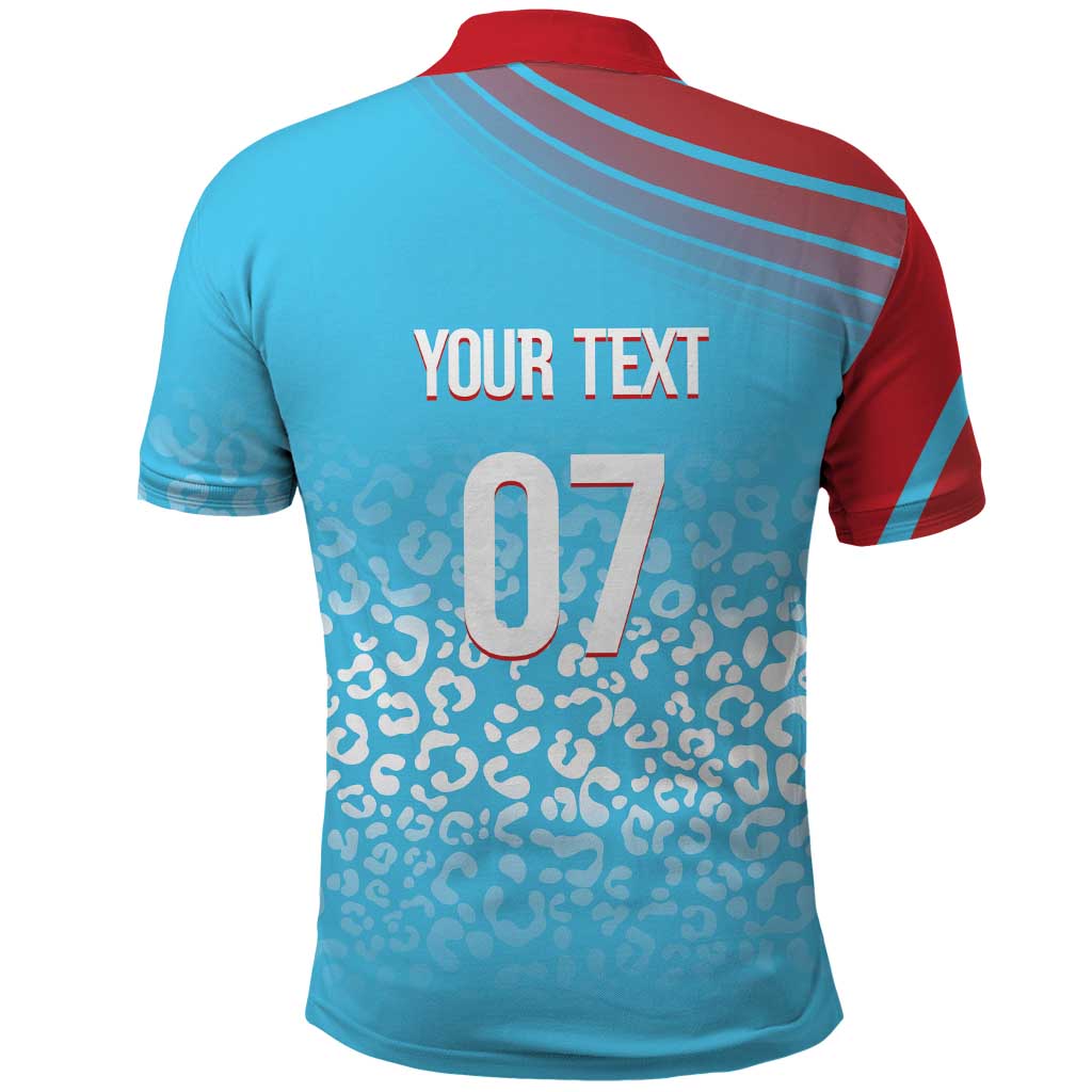 DR Congo WC2026 Custom Guernsey Leopard Inspired Polo Shirt