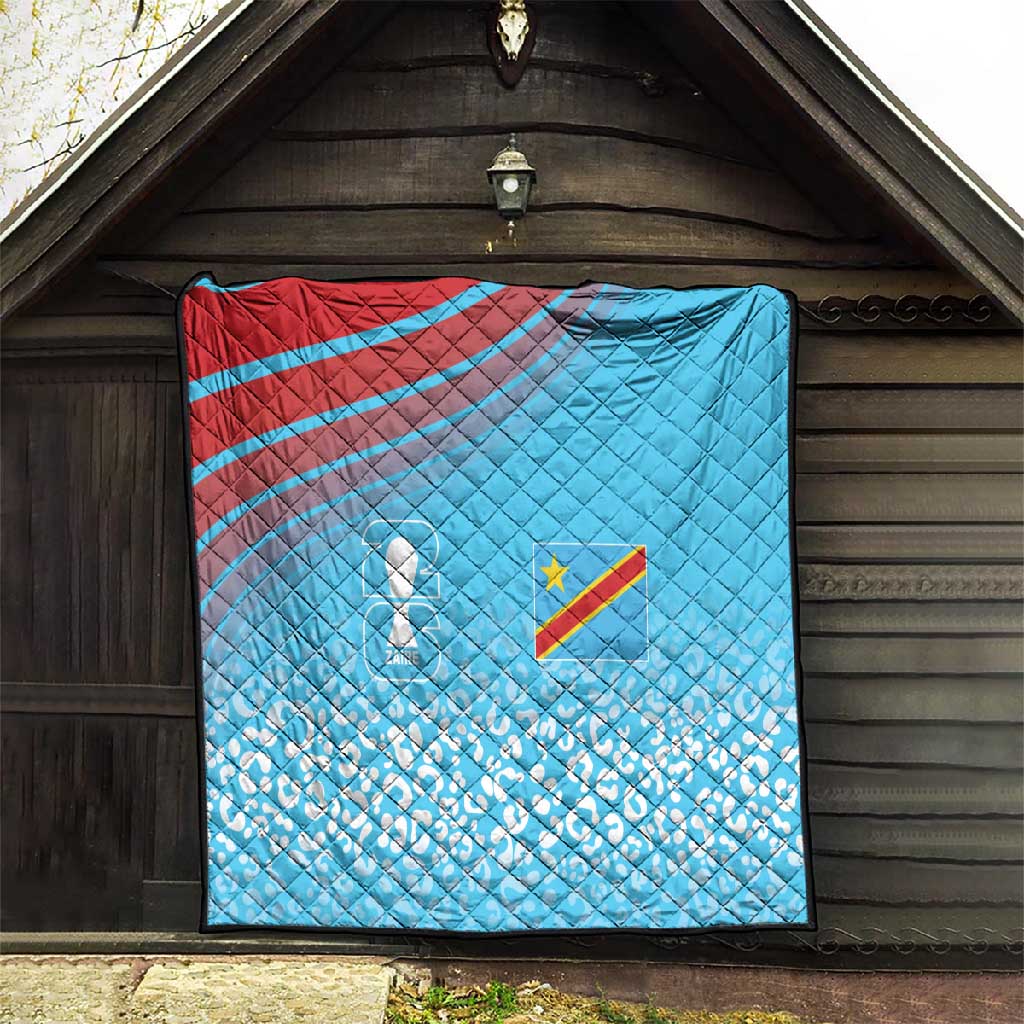 DR Congo WC2026 Guernsey Leopard Inspired Quilt