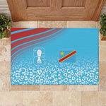 DR Congo WC2026 Guernsey Leopard Inspired Rubber Doormat