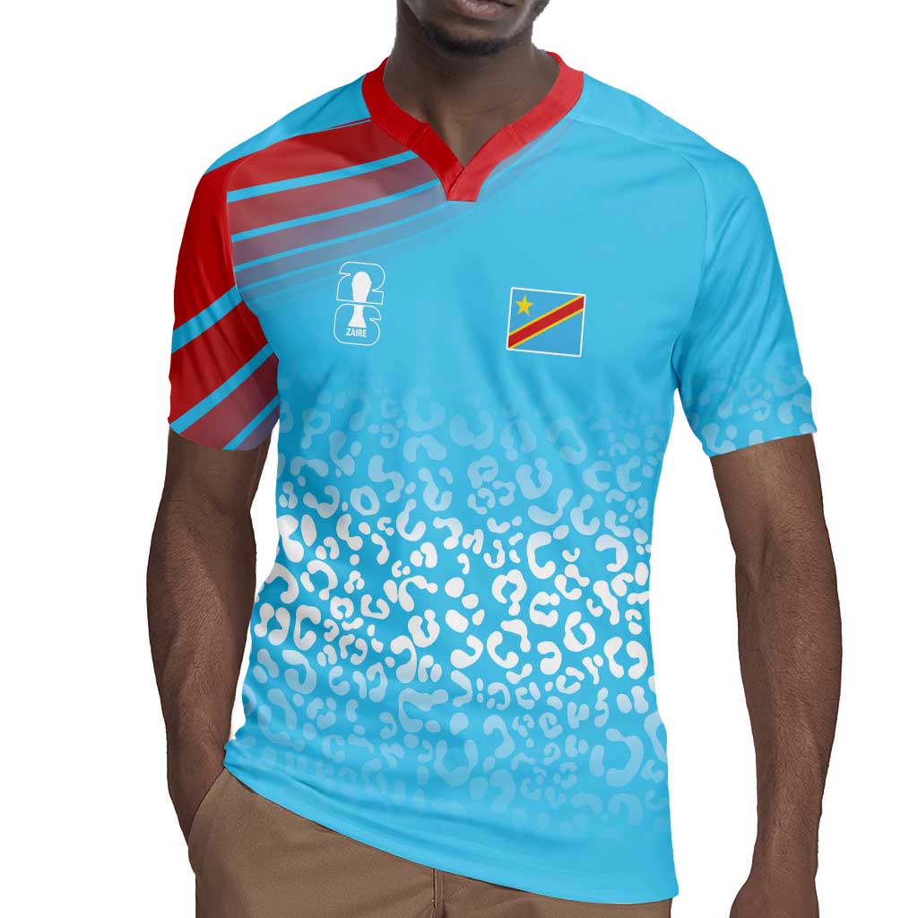 DR Congo WC2026 Custom Guernsey Leopard Inspired Rugby Jersey