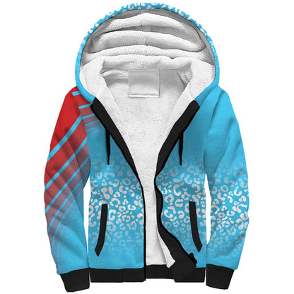 DR Congo WC2026 Custom Guernsey Leopard Inspired Sherpa Hoodie