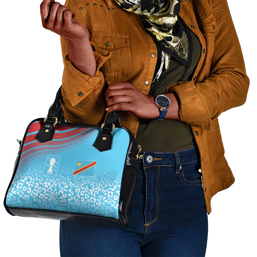 DR Congo WC2026 Guernsey Leopard Inspired Shoulder Handbag