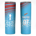 DR Congo WC2026 Custom Guernsey Leopard Inspired Skinny Tumbler