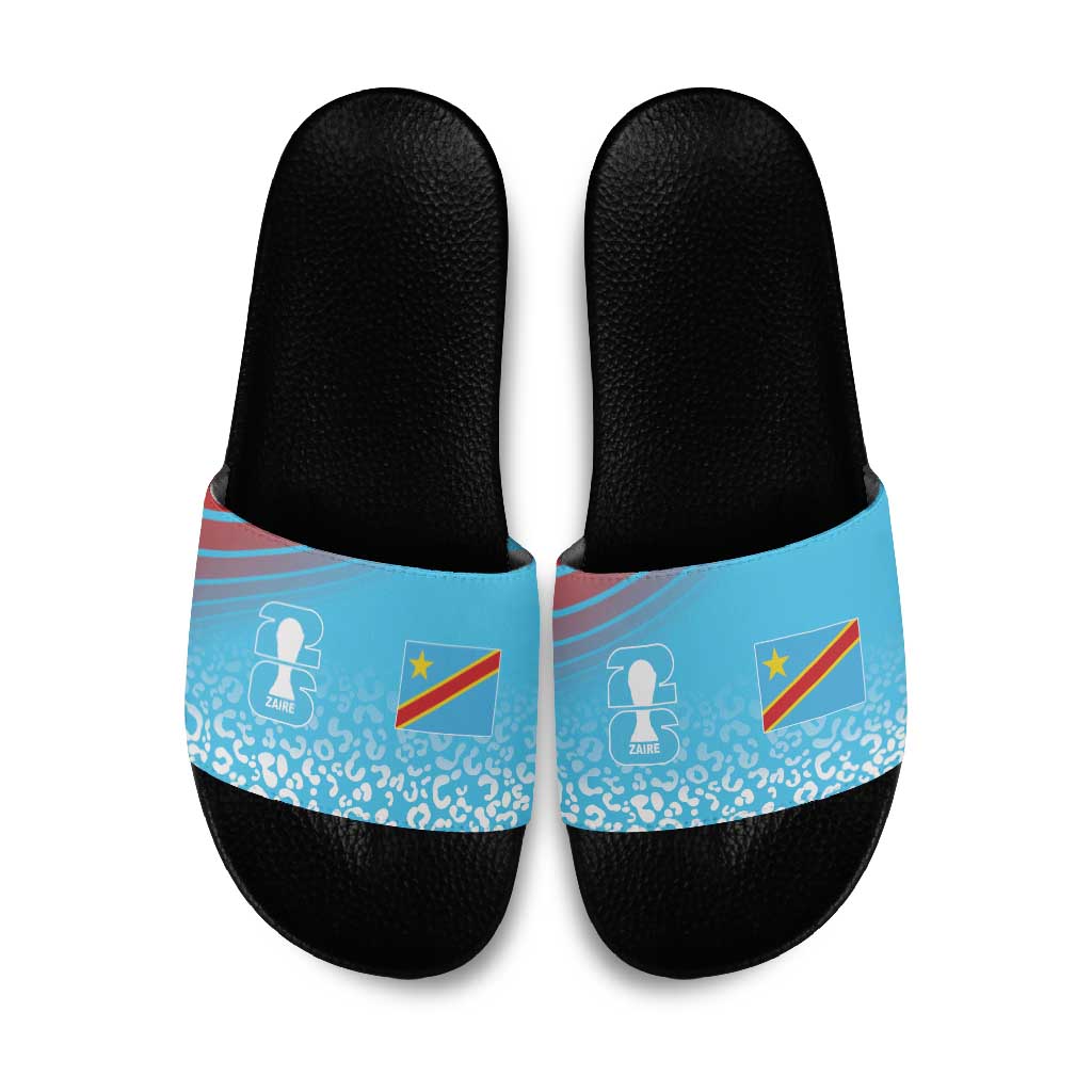 DR Congo WC2026 Guernsey Leopard Inspired Slide Sandals