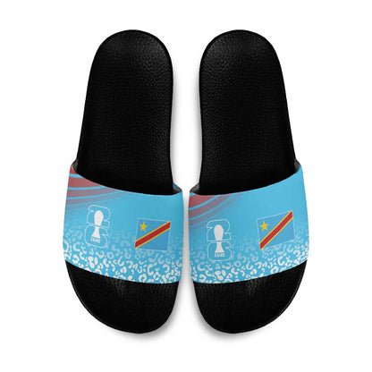 DR Congo WC2026 Guernsey Leopard Inspired Slide Sandals