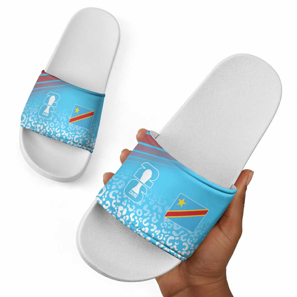 DR Congo WC2026 Guernsey Leopard Inspired Slide Sandals