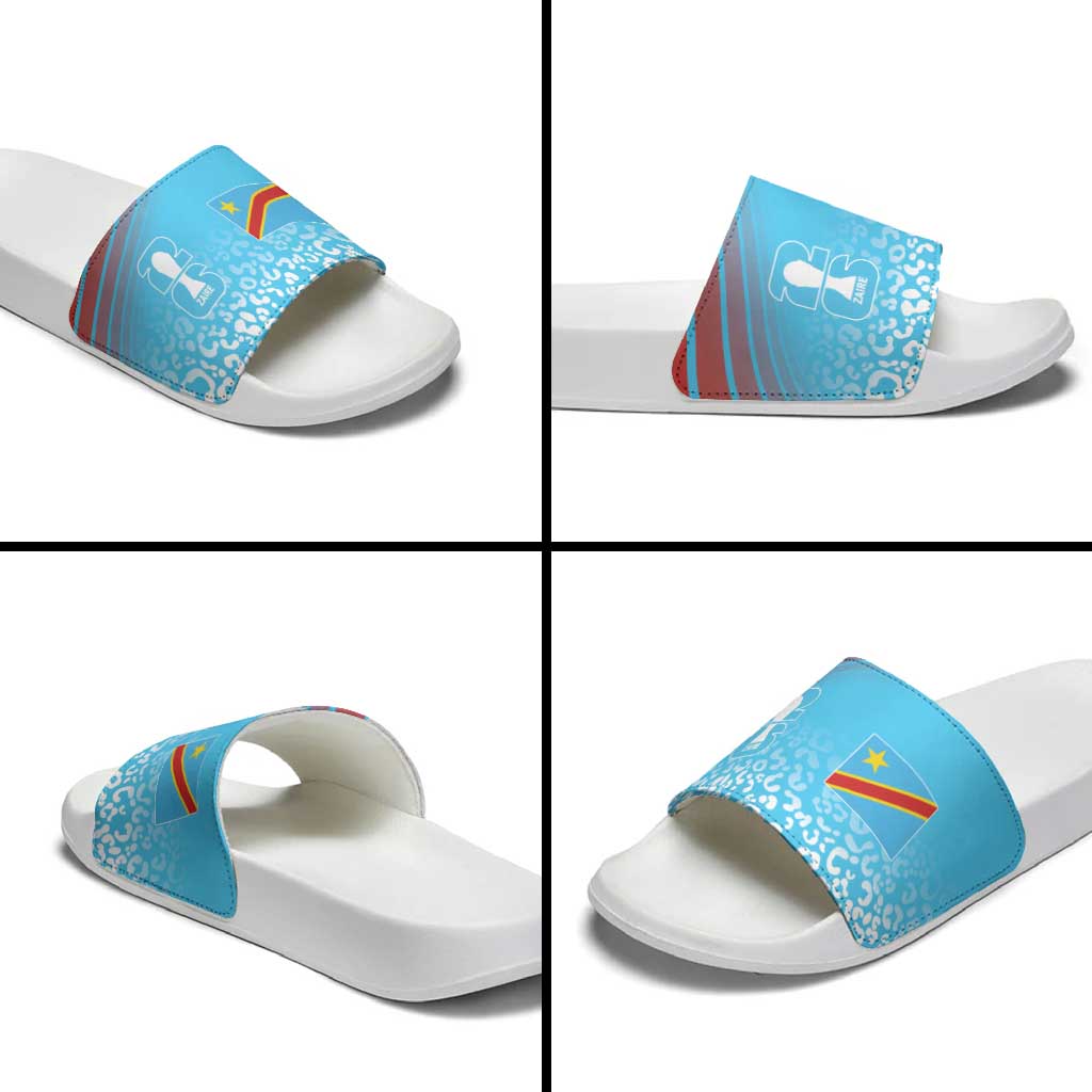 DR Congo WC2026 Guernsey Leopard Inspired Slide Sandals