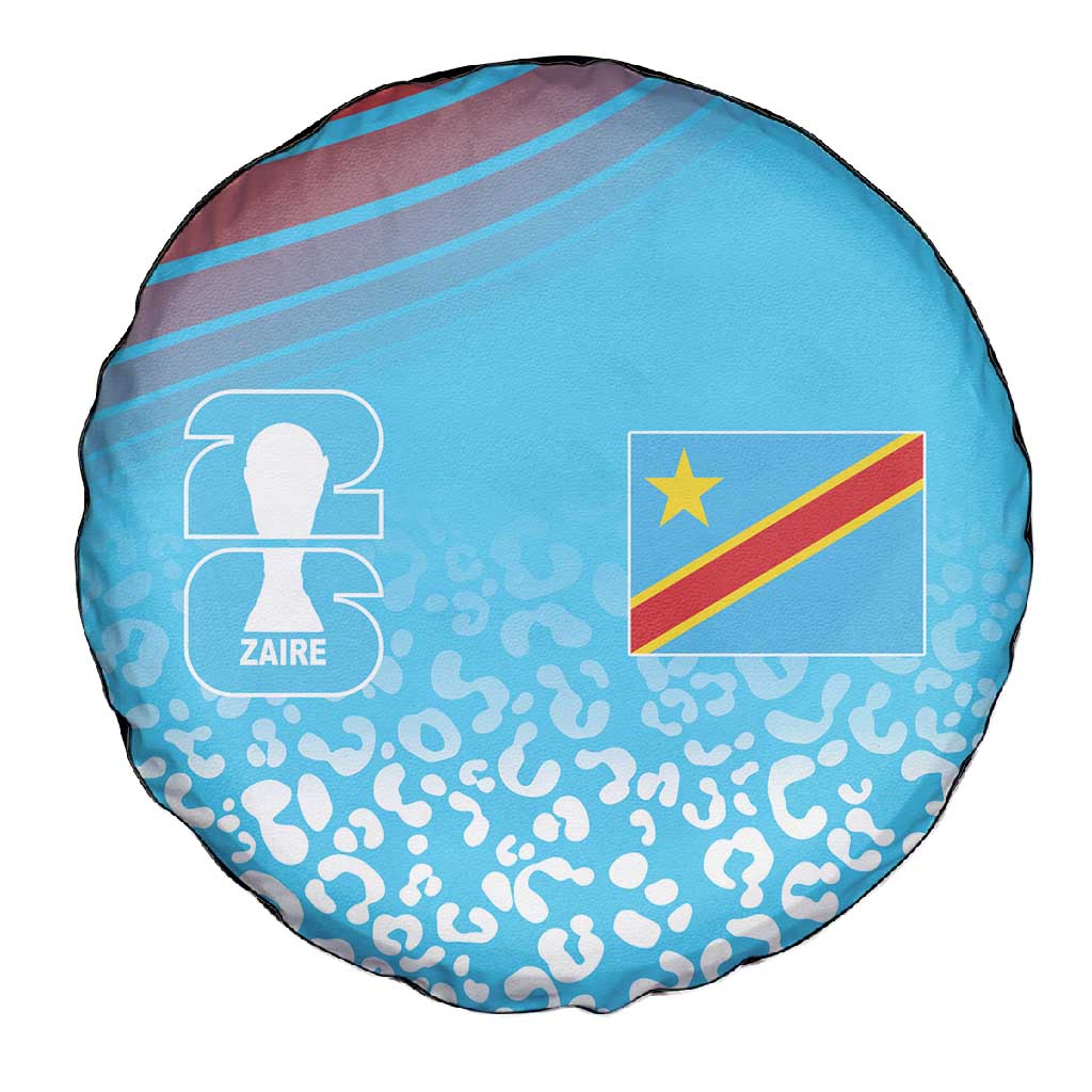 DR Congo WC2026 Guernsey Leopard Inspired Spare Tire Cover