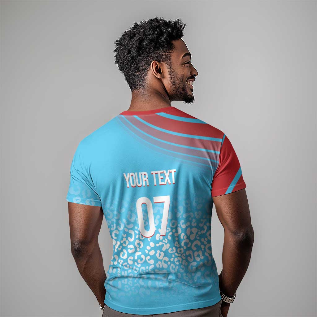 DR Congo WC2026 Custom Guernsey Leopard Inspired T shirt