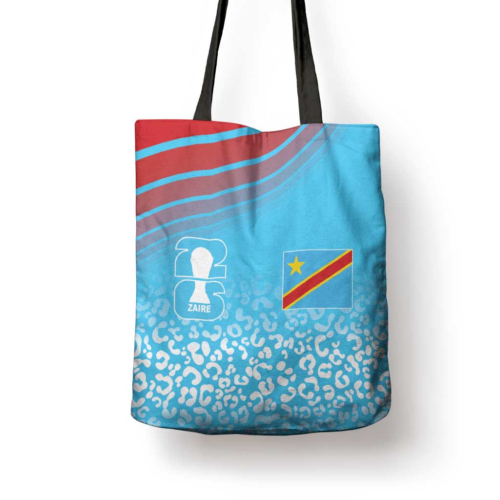 DR Congo WC2026 Guernsey Leopard Inspired Tote Bag