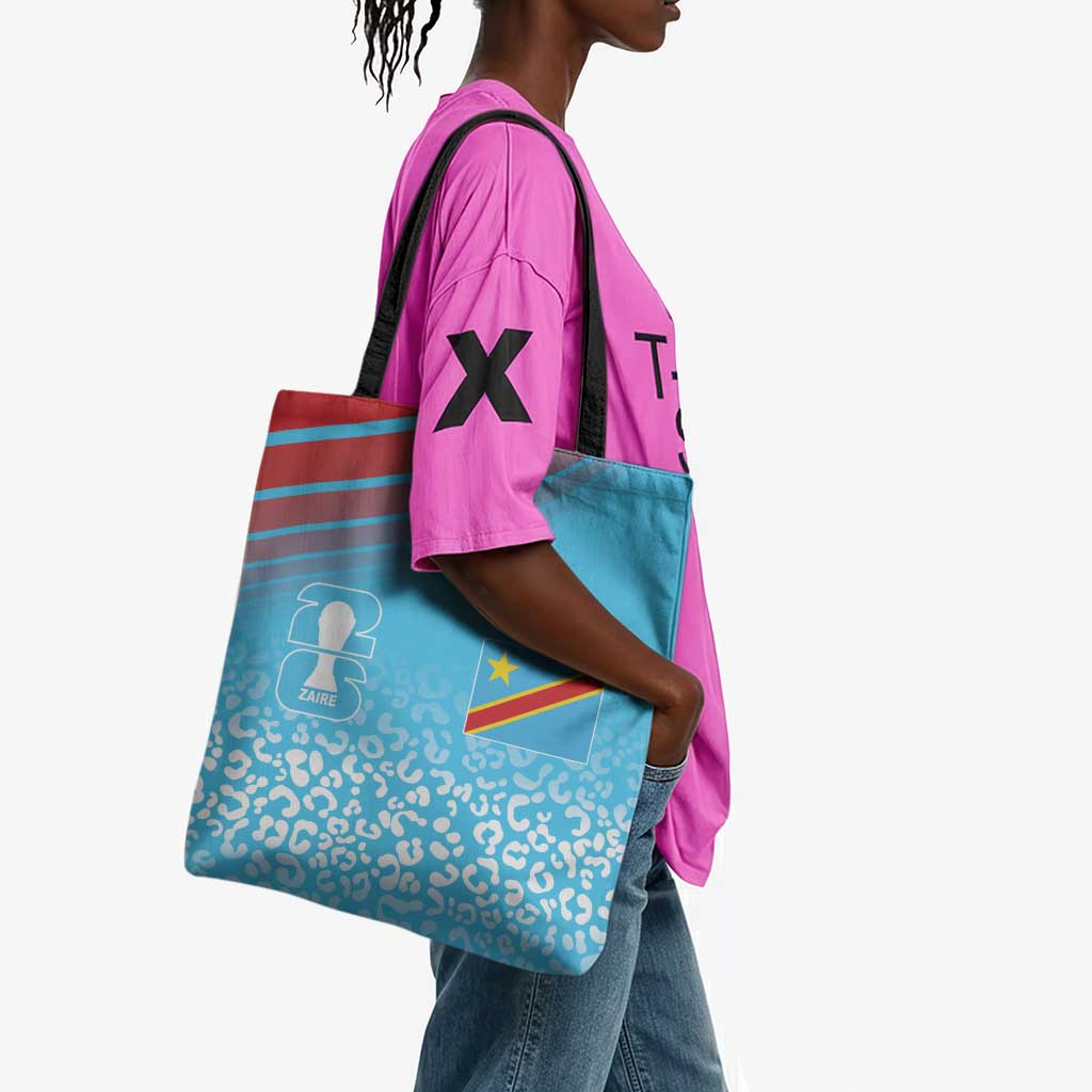 DR Congo WC2026 Guernsey Leopard Inspired Tote Bag