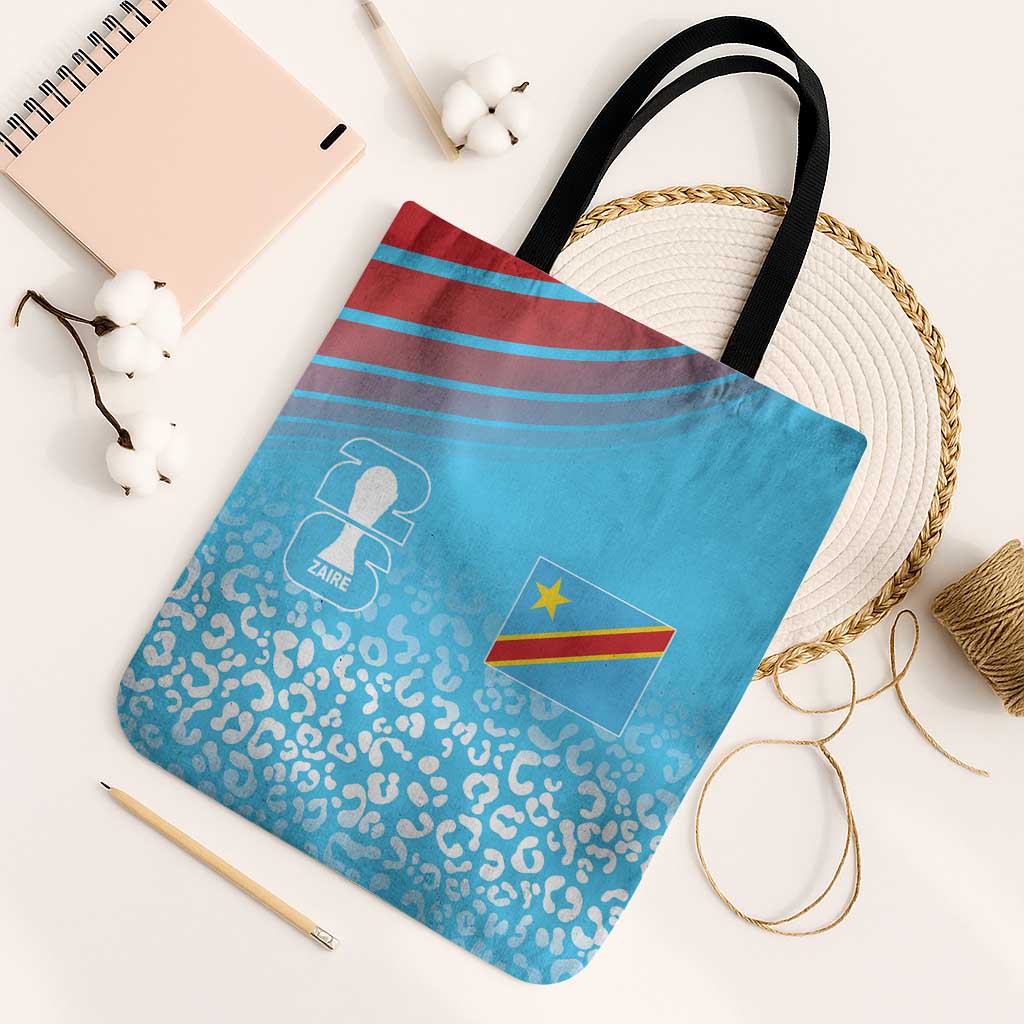 DR Congo WC2026 Guernsey Leopard Inspired Tote Bag