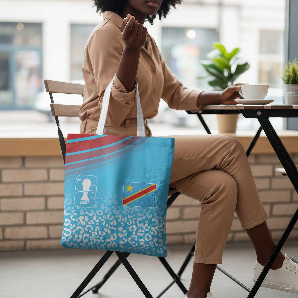 DR Congo WC2026 Guernsey Leopard Inspired Tote Bag