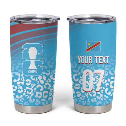 DR Congo WC2026 Custom Guernsey Leopard Inspired Tumbler Cup