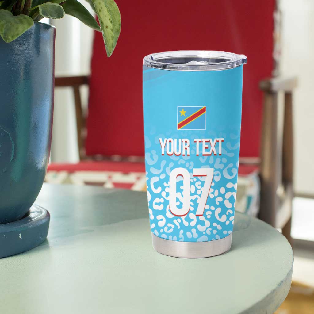 DR Congo WC2026 Custom Guernsey Leopard Inspired Tumbler Cup