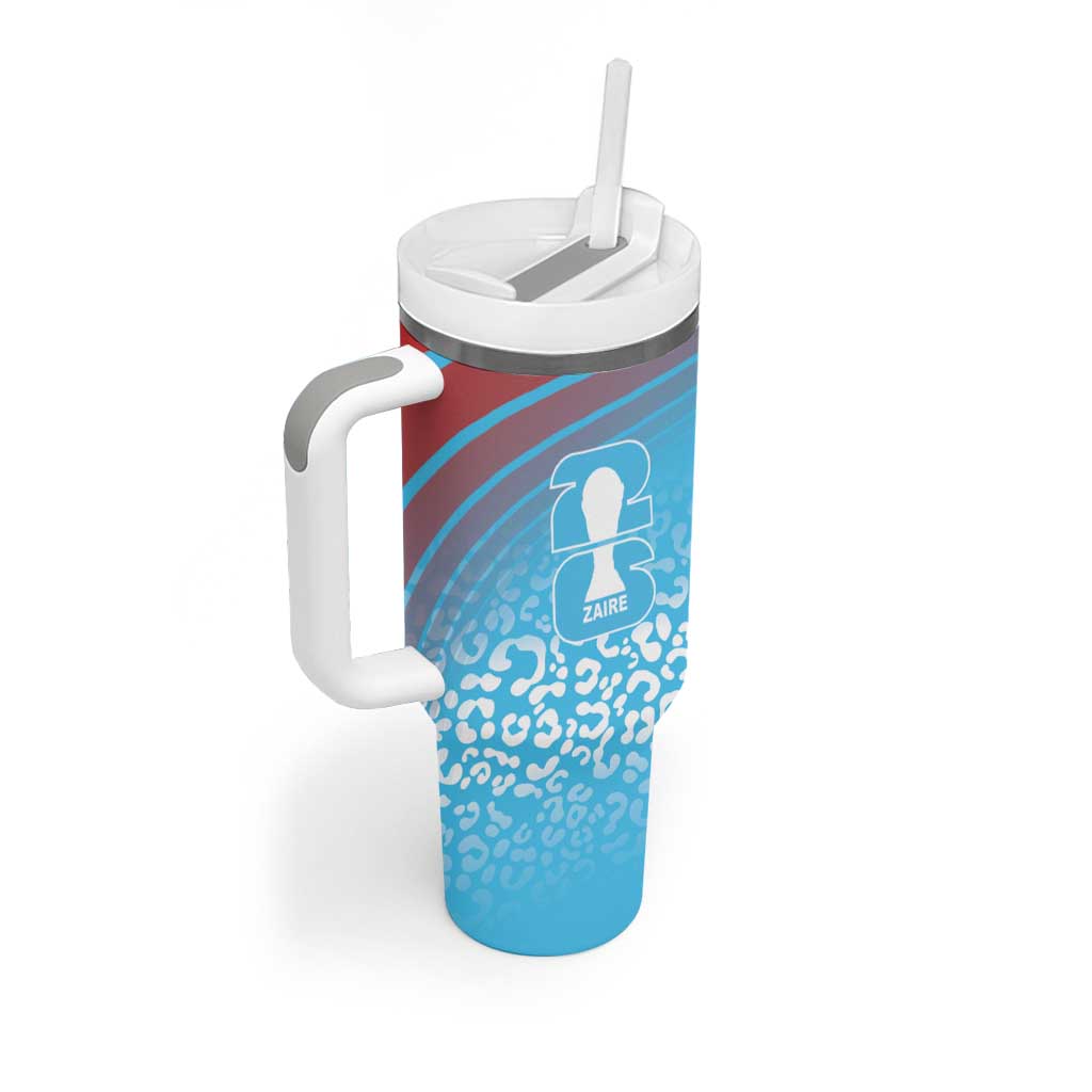 DR Congo WC2026 Custom Guernsey Leopard Inspired Tumbler With Handle