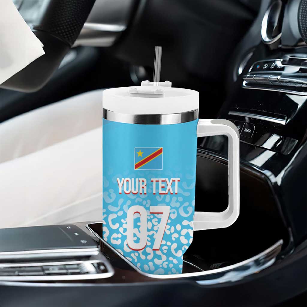 DR Congo WC2026 Custom Guernsey Leopard Inspired Tumbler With Handle