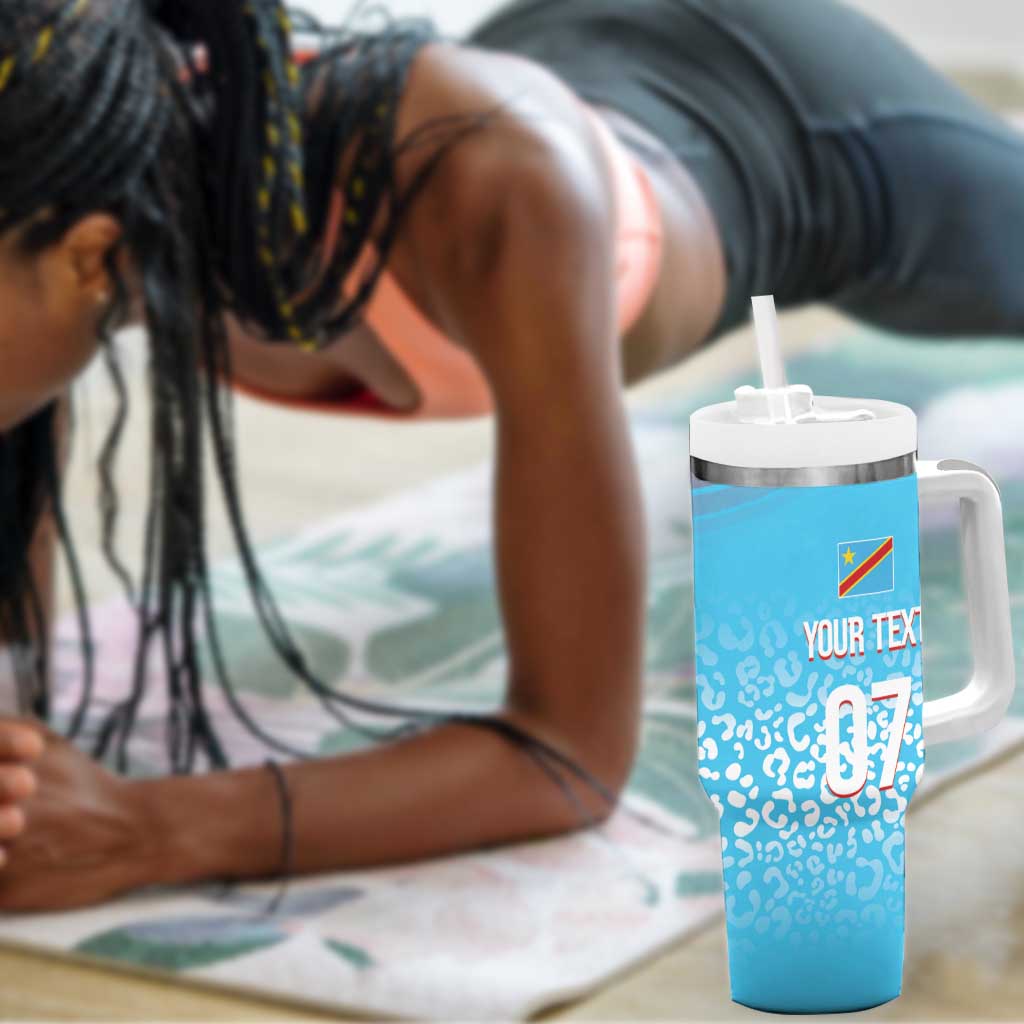 DR Congo WC2026 Custom Guernsey Leopard Inspired Tumbler With Handle