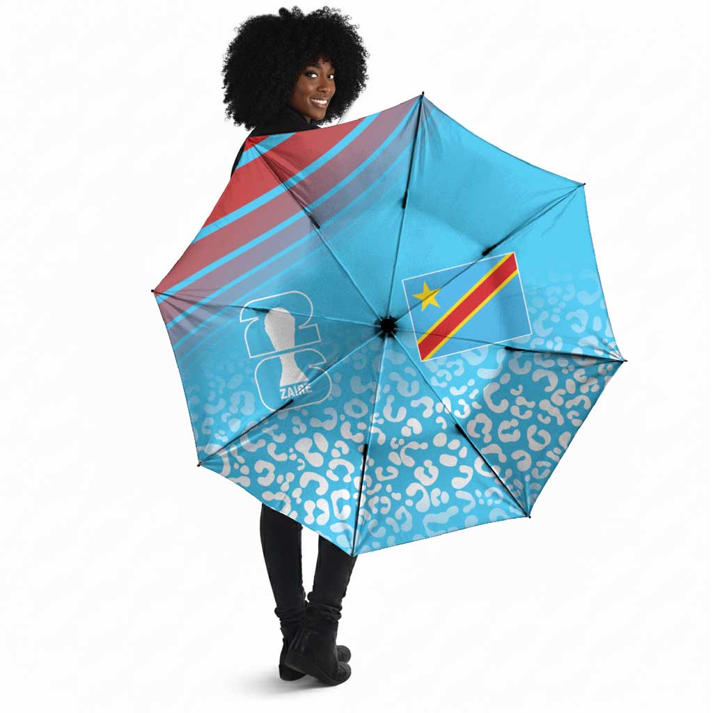 DR Congo WC2026 Guernsey Leopard Inspired Umbrella