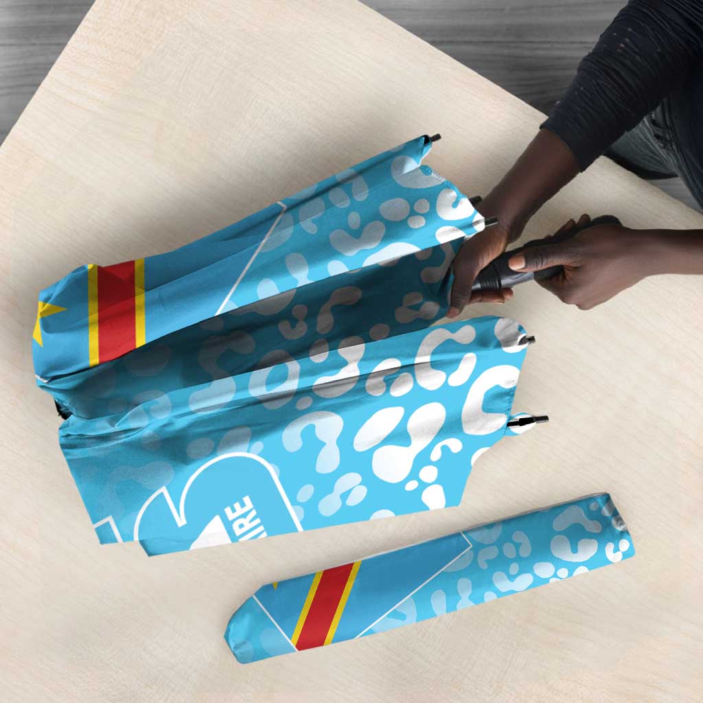 DR Congo WC2026 Guernsey Leopard Inspired Umbrella