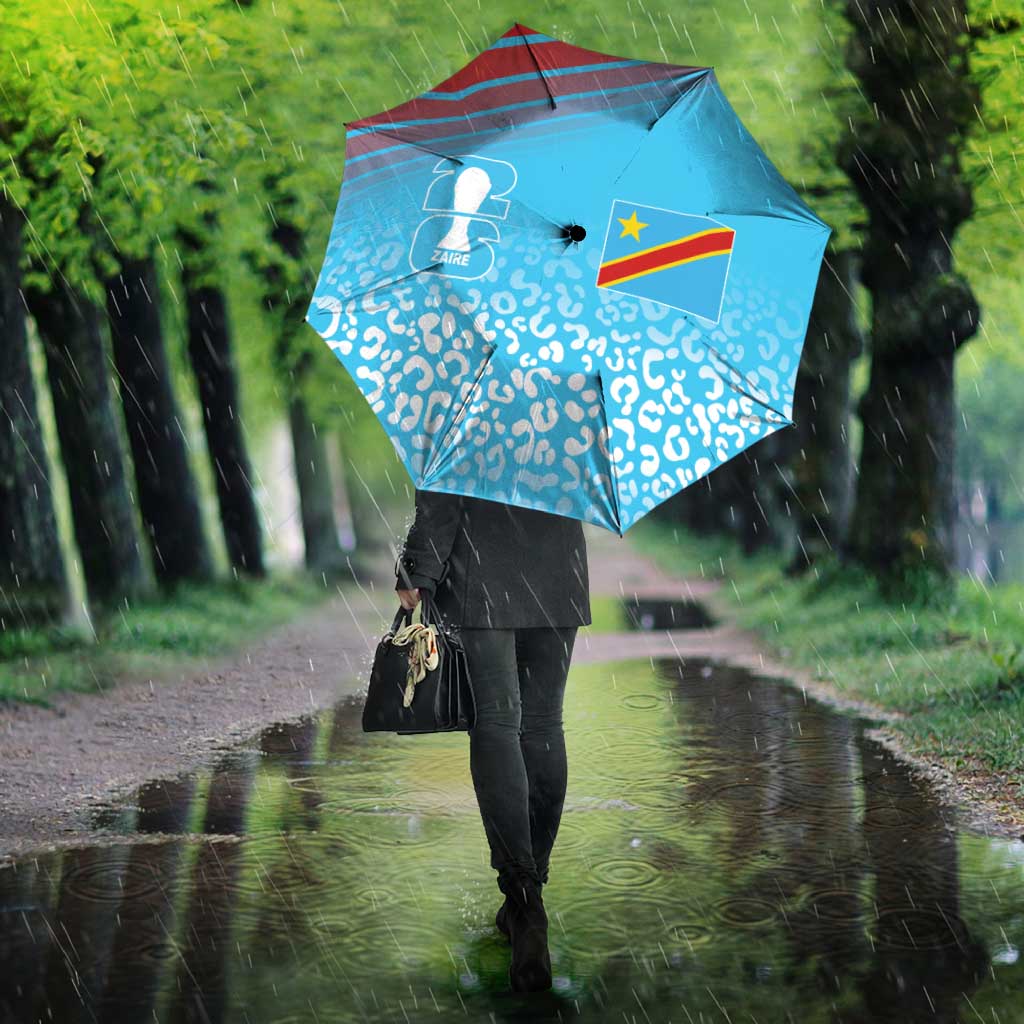DR Congo WC2026 Guernsey Leopard Inspired Umbrella