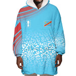 DR Congo WC2026 Custom Guernsey Leopard Inspired Wearable Blanket Hoodie