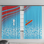 DR Congo WC2026 Guernsey Leopard Inspired Window Curtain