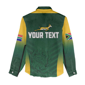 South Africa Rugby Women Casual Shirt Bokke Champions