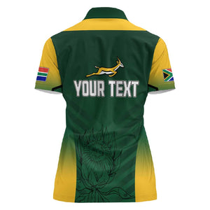 South Africa Rugby Women Polo Shirt Bokke Champions