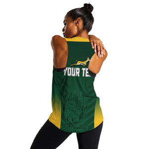 South Africa Rugby Women Racerback Tank Bokke Champions