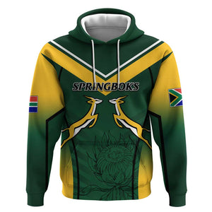 South Africa Rugby Zip Hoodie Bokke Champions