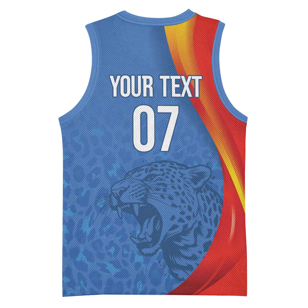 DR Congo Football 2026 Custom Basketball Jersey Les Leopards - Glory Upon Glory - African Pride