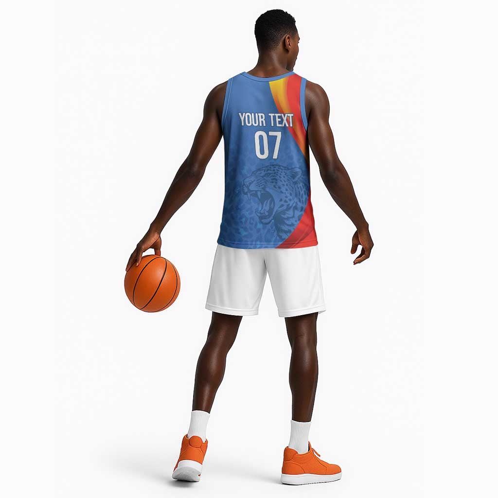 DR Congo Football 2026 Custom Basketball Jersey Les Leopards - Glory Upon Glory - African Pride