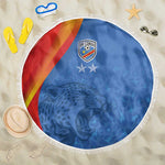 DR Congo Football 2026 Beach Blanket Les Leopards - Glory Upon Glory - African Pride