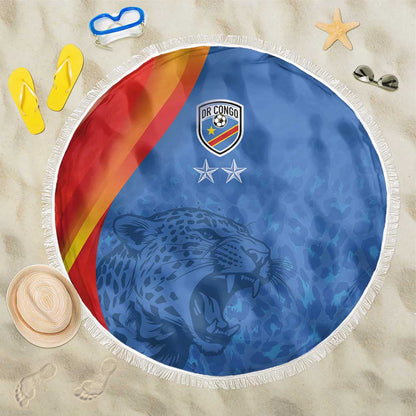DR Congo Football 2026 Beach Blanket Les Leopards - Glory Upon Glory - African Pride