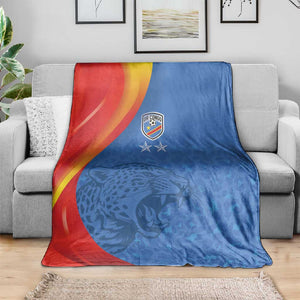 DR Congo Football 2026 Blanket Les Leopards - Glory Upon Glory - African Pride
