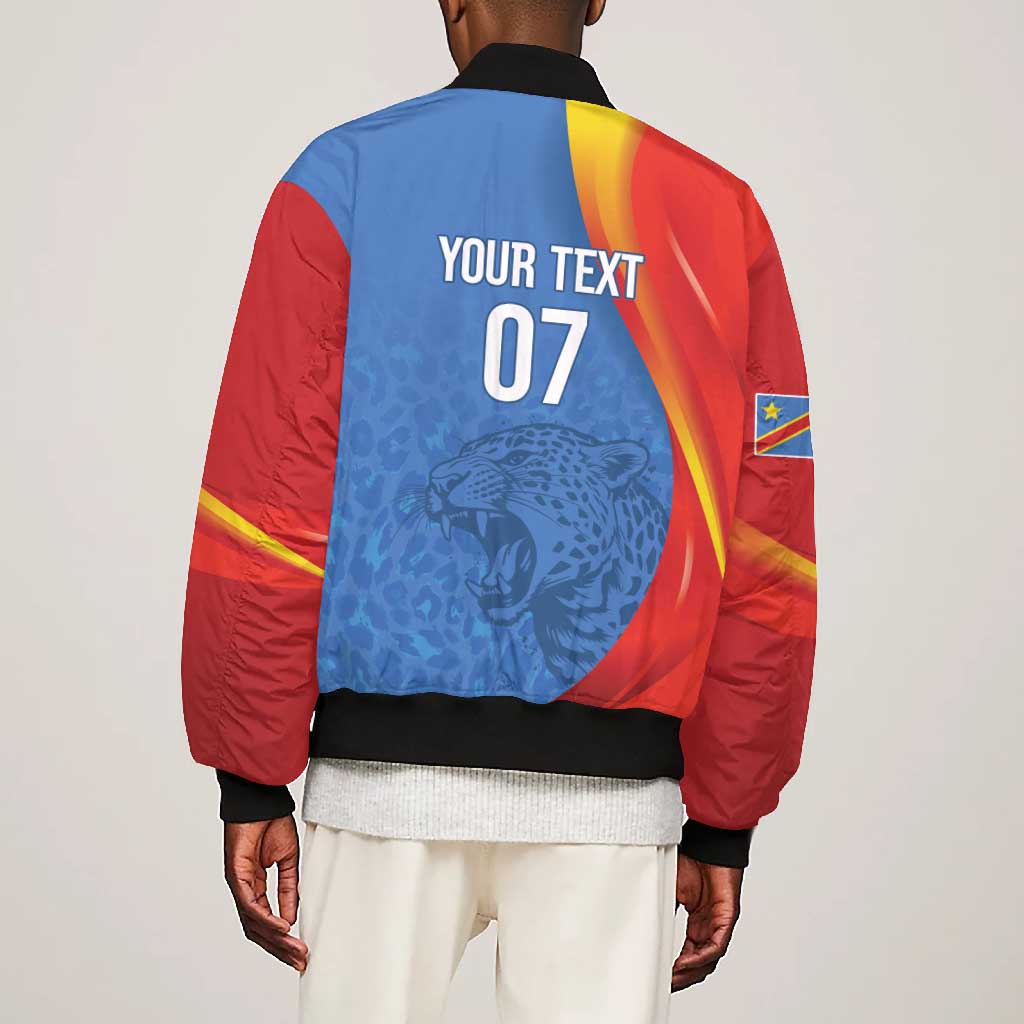 DR Congo Football 2026 Custom Bomber Jacket Les Leopards - Glory Upon Glory - African Pride