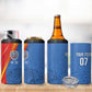 DR Congo Football 2026 Custom 4 in 1 Can Cooler Tumbler Les Leopards - Glory Upon Glory - African Pride