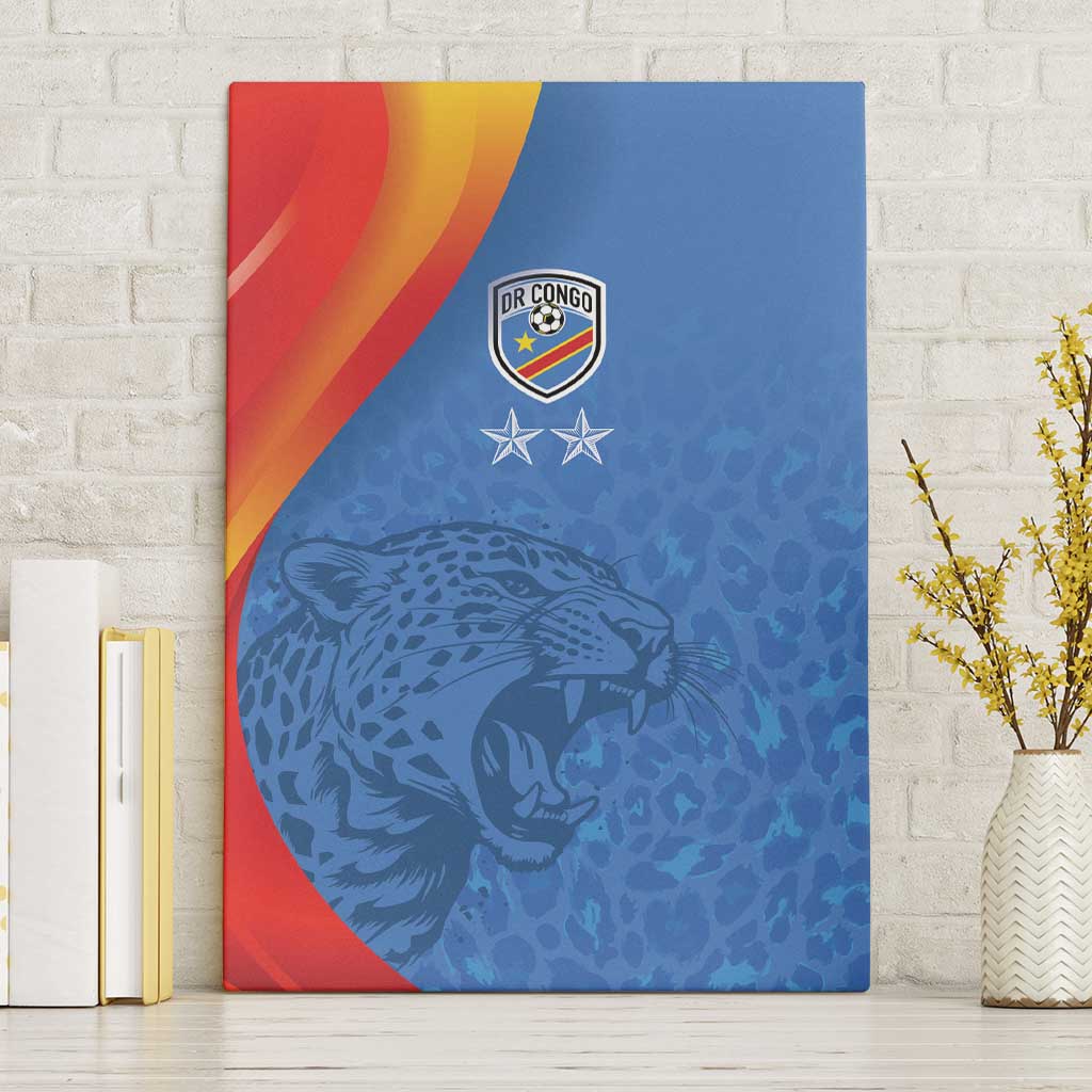 DR Congo Football 2026 Canvas Wall Art Les Leopards - Glory Upon Glory - African Pride