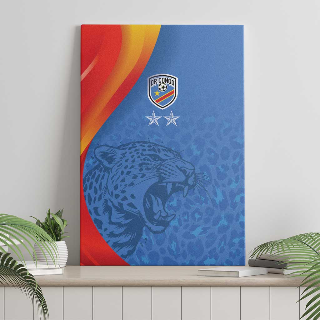 DR Congo Football 2026 Canvas Wall Art Les Leopards - Glory Upon Glory - African Pride