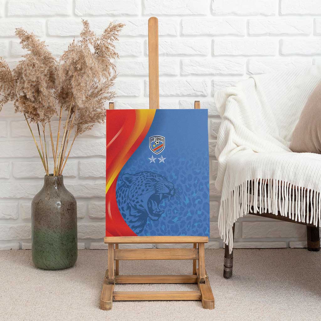 DR Congo Football 2026 Canvas Wall Art Les Leopards - Glory Upon Glory - African Pride