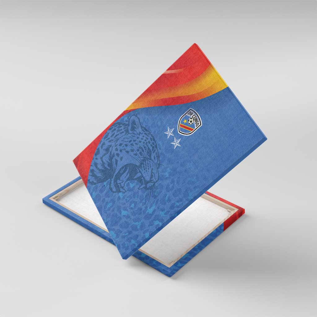 DR Congo Football 2026 Canvas Wall Art Les Leopards - Glory Upon Glory - African Pride