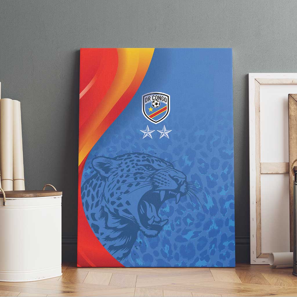 DR Congo Football 2026 Canvas Wall Art Les Leopards - Glory Upon Glory - African Pride