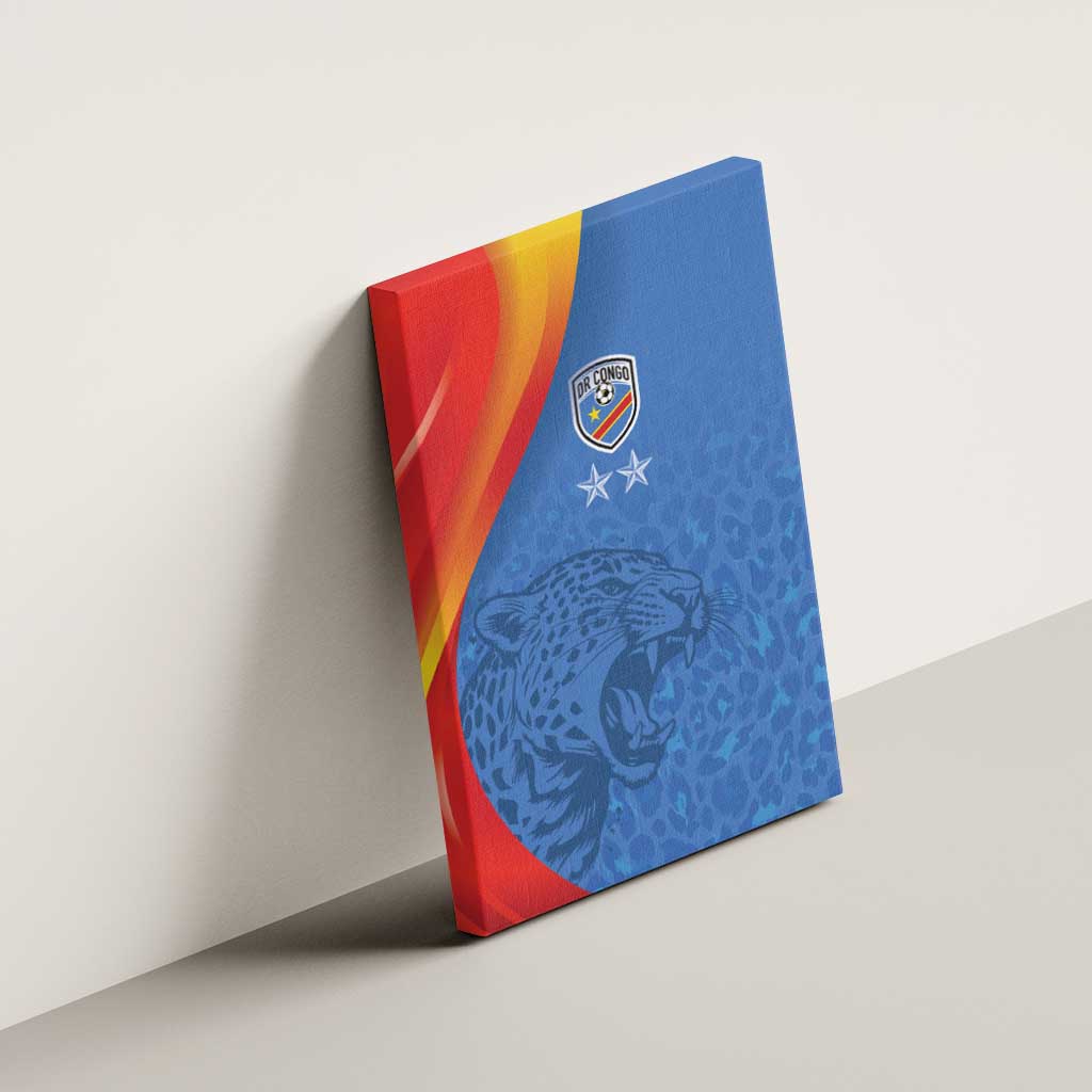 DR Congo Football 2026 Canvas Wall Art Les Leopards - Glory Upon Glory - African Pride