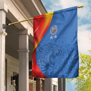 DR Congo Football 2026 Garden Flag Les Leopards - Glory Upon Glory - African Pride