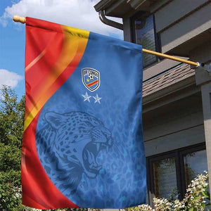 DR Congo Football 2026 Garden Flag Les Leopards - Glory Upon Glory - African Pride